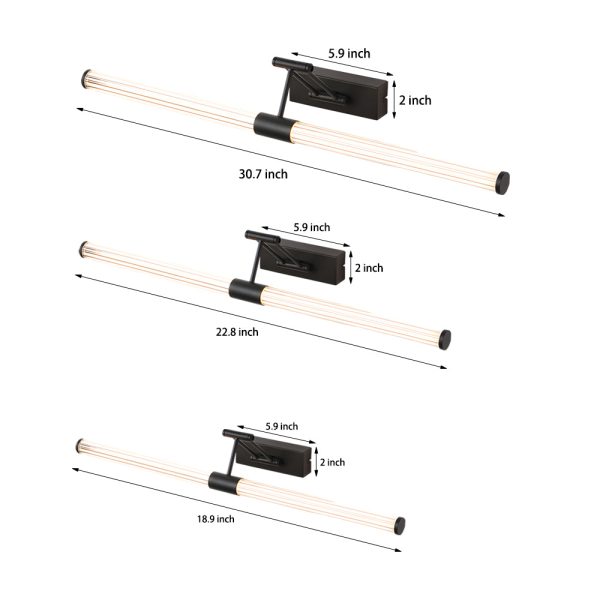 Foldable LED Vanity Light with Dual Adjustable Arms and 360-Degree Lighting - Image 5