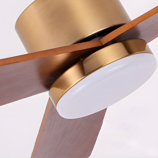 42"/52" LED 3-Blades Wood Ceiling Fan Light with Remote - Image 5