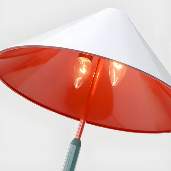 Colorful Metal Triangle Accent Table Lamp - Image 5
