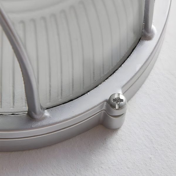 1-Light Retro Industrial Oval/Round Outdoor Wall Lights Wall Lamp - Image 5