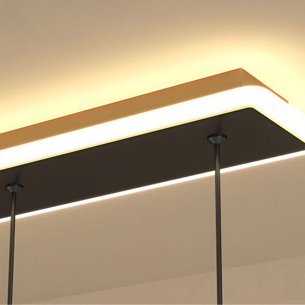 2/4-Light Modern LED Acrylic Seagull Linear Chandelier for Dining - Image 5