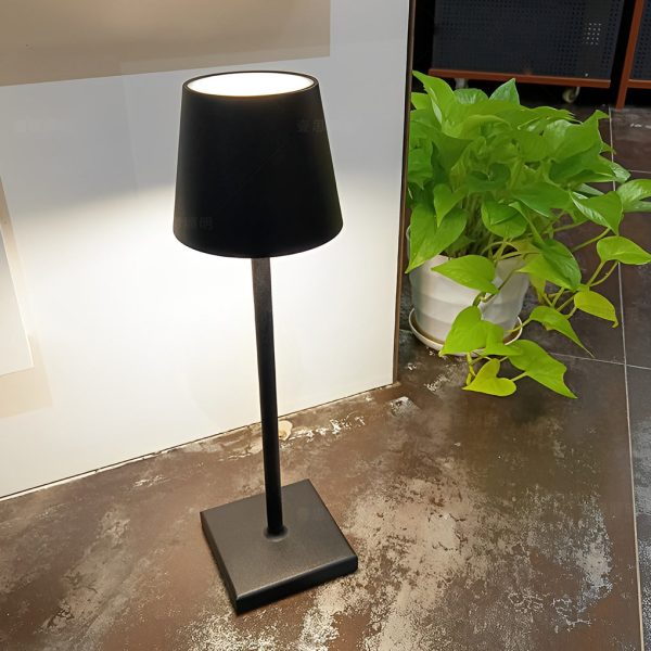 Top Hat Aluminum Rechargeable Portable Touch-Control Table Lamp - Image 7