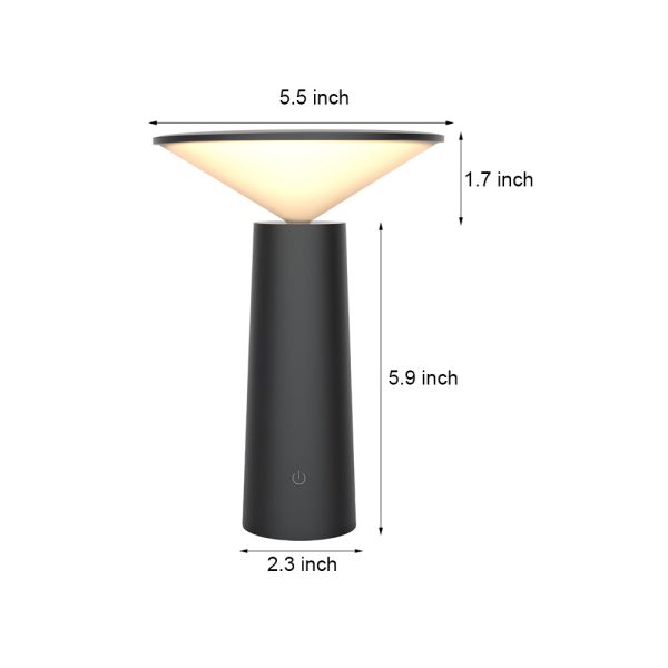Rotatable LED Torch Downlight Table Lamp with USB Charging - Image 6