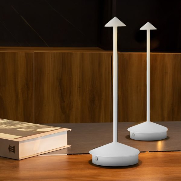 Mini Triangle LED Table Lamp Dimmable - Image 3