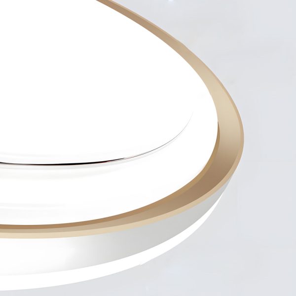 1-Light Rectangular LED Flush Mount Ceiling Light - Image 8