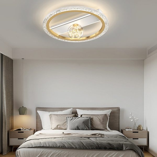 Round Square Rectangular Dimmable LED Ball Decor Modern Ceiling Lights - Image 3