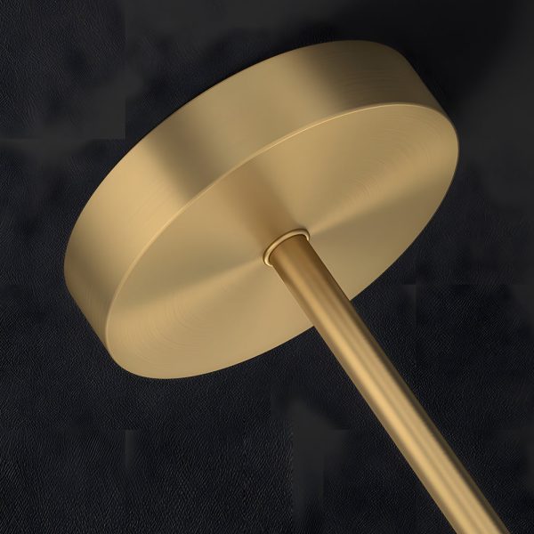 Copper Linear Brass LED Desk Lamp with Adjustable Angle for Focused Lighting - Image 6