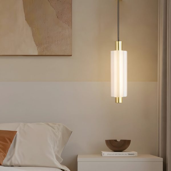 1/2/3 Heads Acrylic Cylinder Pendant Lights: Modern Hanging Lamp in Gold/Black - Image 11