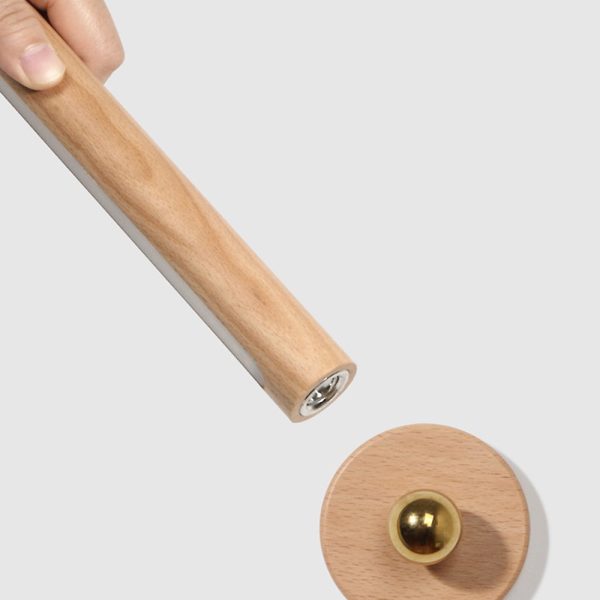 Rotation Wood LED Portable Magnetic USB Touch Night Light - Image 7
