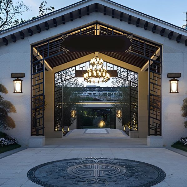 Vintage Waterproof LED Dimmable with Remote Solar Wall Lights Outdoor - Image 6