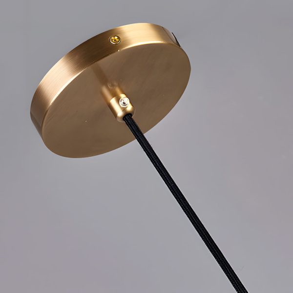 Simple Luxury Crystal Shade 3 Step Dimming Copper Modern Pendant Lights - Image 6