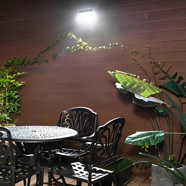 Rectangular Waterproof LED Motion Sensor Solar Wall Lights Outdoor Wall Lamp - Image 5
