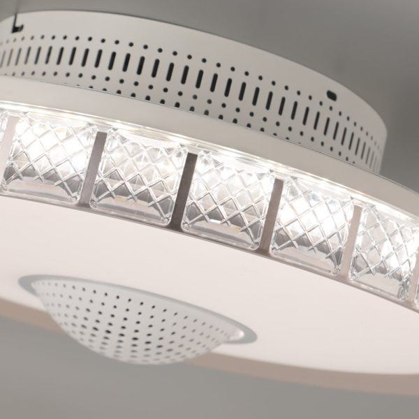 19.69'' Bladeless LED Indoor Smart Ceiling Fan with Light and Remote Control - Image 5