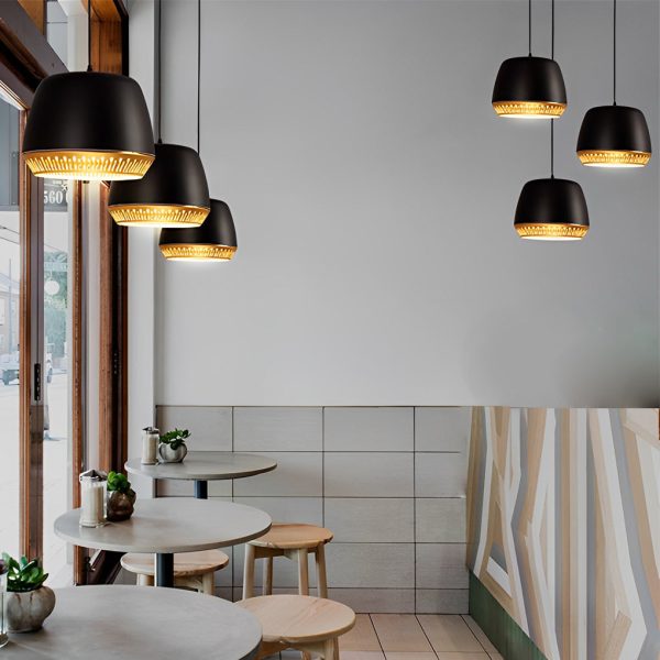 Creative Metal Round Ball Modern Pendant Light Kitchen Island Lighting - Image 2
