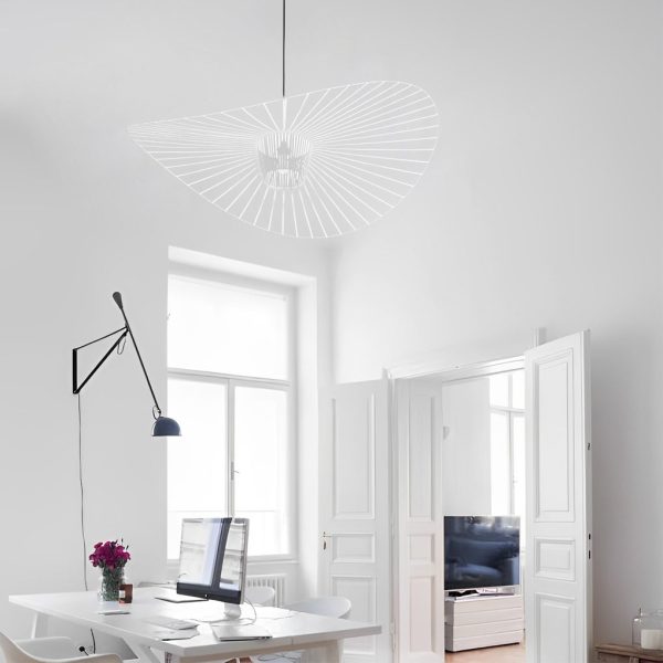 Creative French Style Hat Fabric Nordic Chandelier Pendant Light Fixture - Image 4