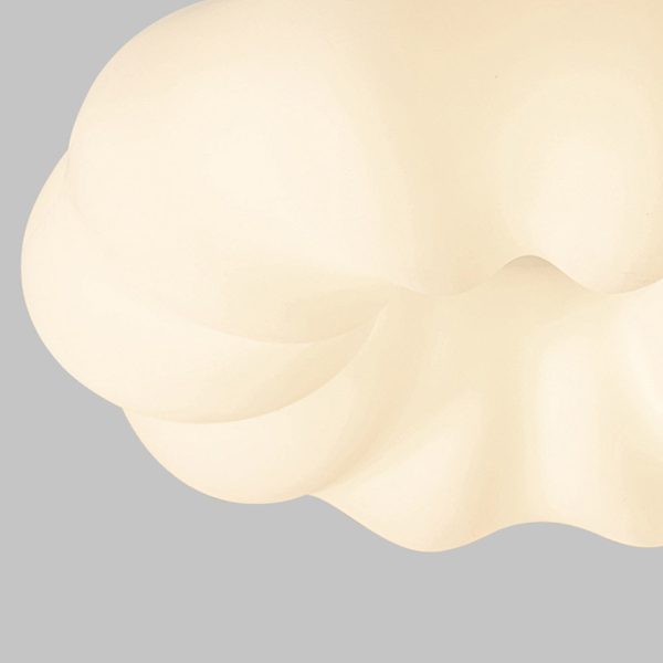 Pumpkin Shape Clouds Stepless Dimming LED White Nordic Ceiling Lights - Image 7