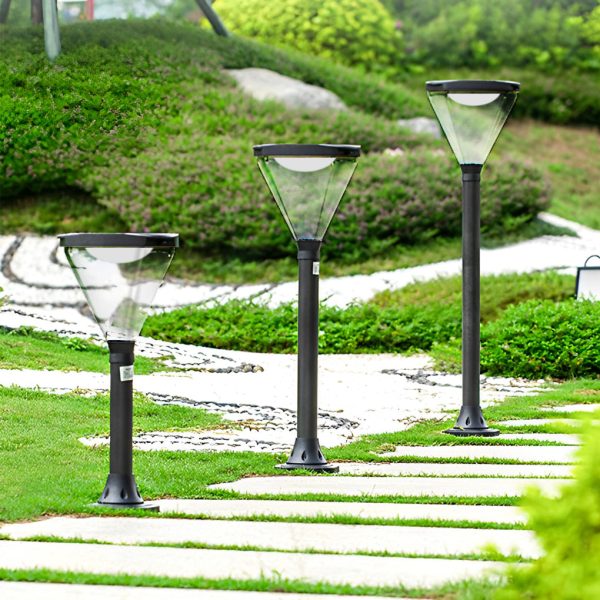Adjustable Modern Black Solar LED Lawn Lamp with Intelligent Light Control - Image 7