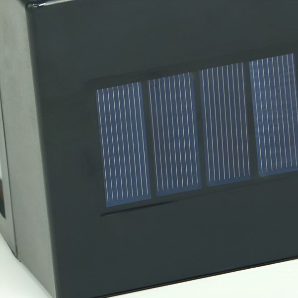 Rectangular Glass LED Waterproof Light-controlled Solar Wall Lamp - Image 7