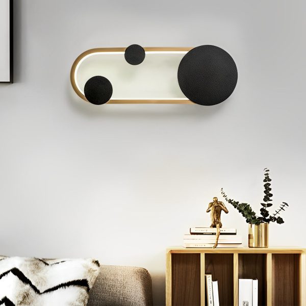 Round Decor Three Step Dimming LED Creative Nordic Wall Sconce Lighting - Image 8