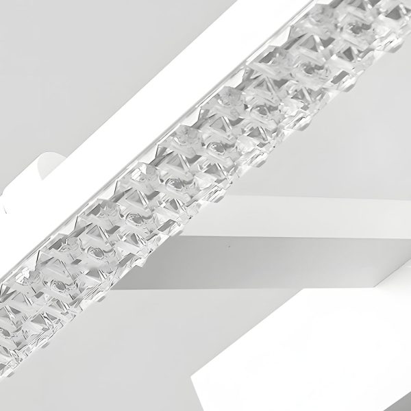 160?? Adjustable LED Bathroom Vanity Light with Crystal-Inspired Acrylic Shade, Dimmable - Image 5