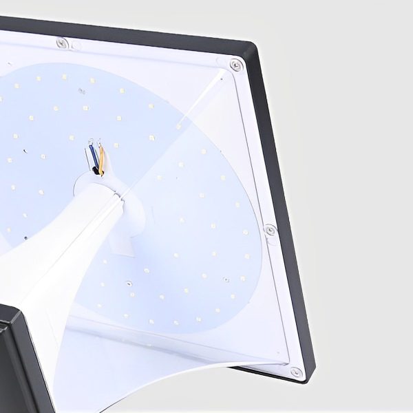 Creative Square LED Waterproof Black Retro Solar Fence Post Lights - Image 7