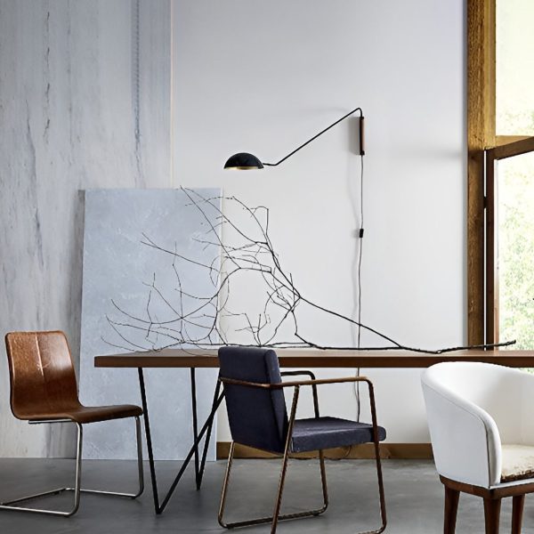 Adjustable Creative E27 Nordic Swing Arm Wall Lamp Wall Light Fixture - Image 7