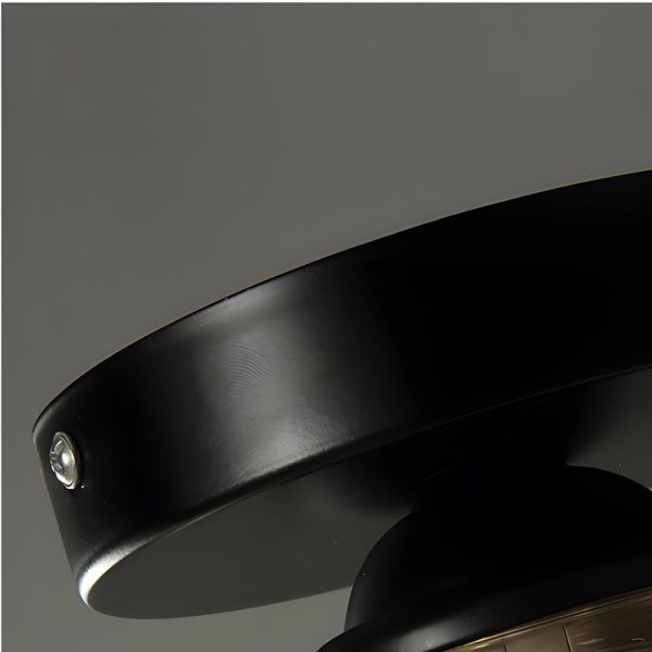 Nordic Corridor Glass Ceiling Light Fixture with Amber/Smoky Shades - Image 6