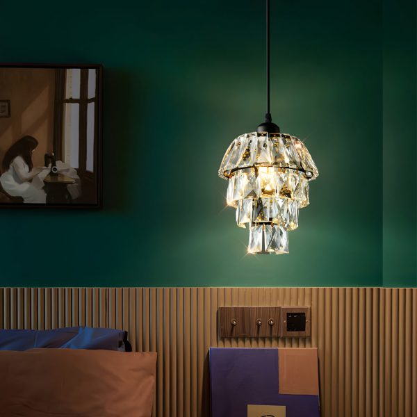 1-Light Mini Crystal Small Pendant Light - Image 4