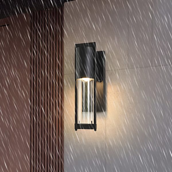 Antique Waterproof Glass Modern Outdoor Wall Sconce Lighting Wall Lamp - Image 5