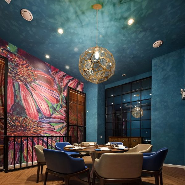 Geometric Spherical Postmodern Dining Room Chandelier Pendant Light - Image 3
