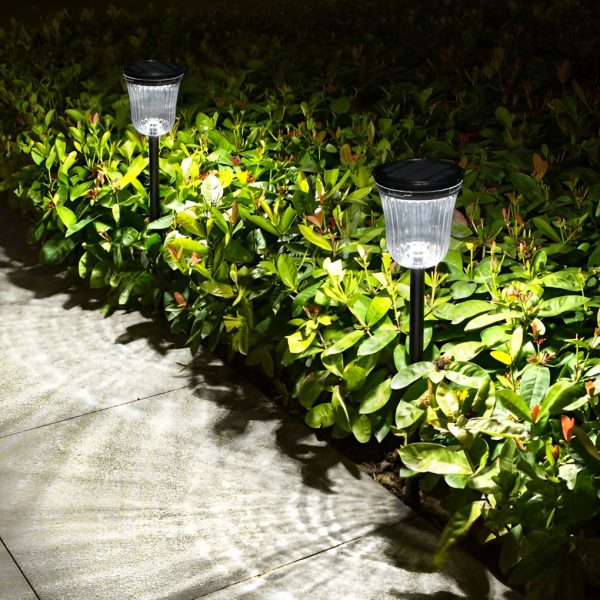 2Pcs Round Waterproof LED Intelligent Motion Sensor Solar Lawn Lights - Image 8
