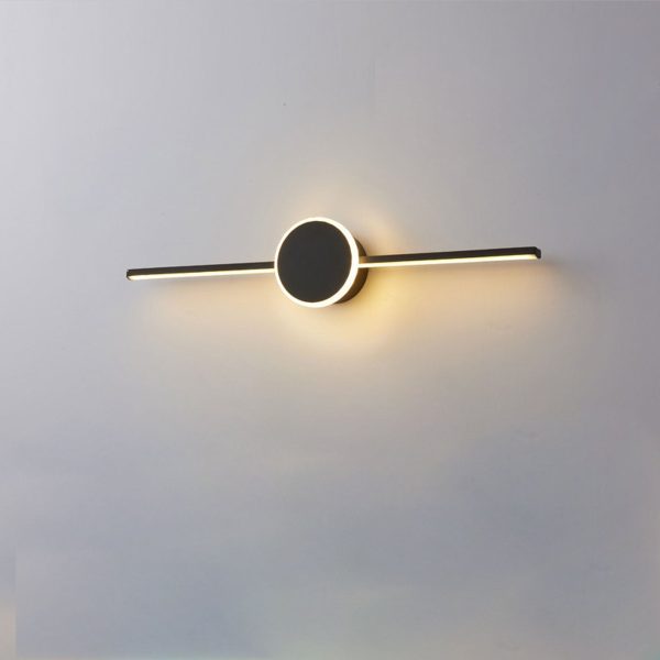 Nordic Minimalist Long Disc LED Vanity Light Wall Sconce Lamp - Image 7