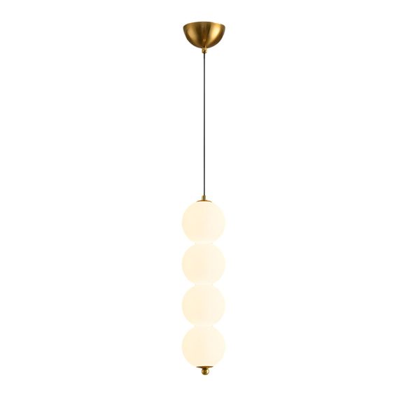 Modern Round String Vertical Balls Pendant Lamp Dimmable LED Chandelier - Image 18