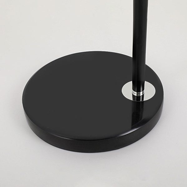 Marble Base and Shaded Adjustable Arc Floor Lamp - Image 6