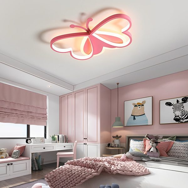Creative Butterflies Shaped LED Modern Ceiling Lights Flush Mount Lighting - Image 3