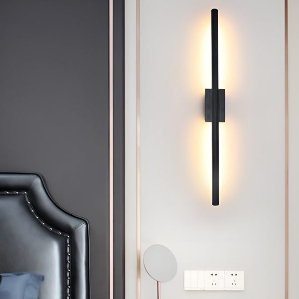 Electroplated Metal Strip LED Modern Wall Sconce Lighting Wall Lamp - Image 3