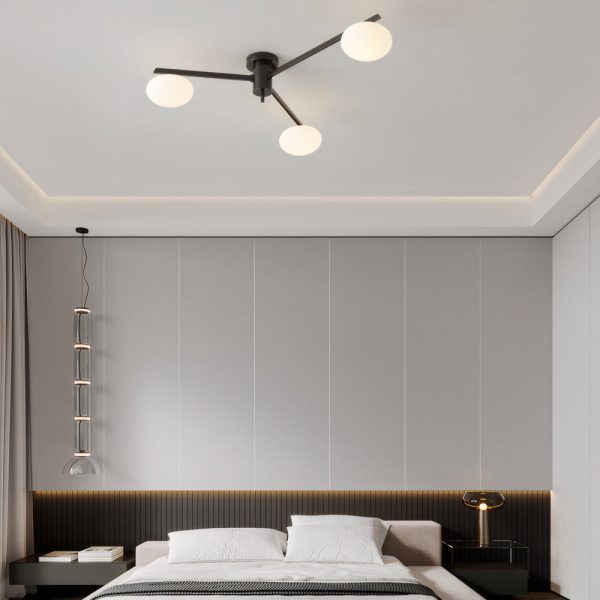3/5/6-Light Semi Flush Mount Jasper Ceiling Lamp - Image 2