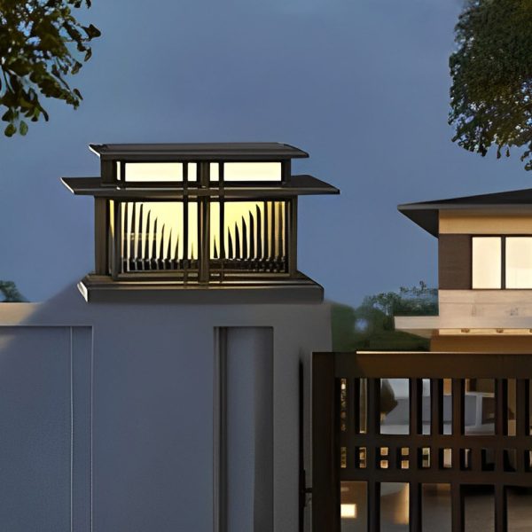Outdoor IP65 Waterproof LED Modern Solar Post Caps Lights Pillar Light - Image 5