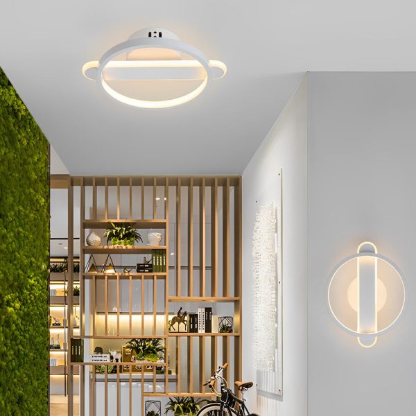 Circular Strip Creative LED Eye Care Modern Minimalist Wall Light Fixture - Image 5