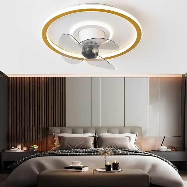 Smart Silent 360?? Rotating Dimmable LED Invisible Ceiling Fan Lights - Image 2
