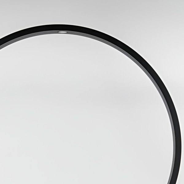 Minimalist Circle Design Waterproof LED Black Modern Pathway Lights - Image 7