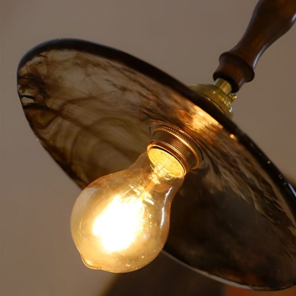 Circular Brown Glass LED 4W Creative Retro Island Lights Pendant Lights - Image 8