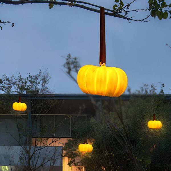 Portable Resin Pumpkin LED Waterproof USB Chargeable Outdoor Lights - Image 5