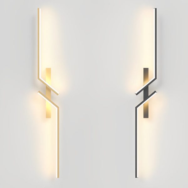 Irregular Symmetrical L Shape Creative LED Minimalist Wall Lamp Sconces Lighting - Image 8