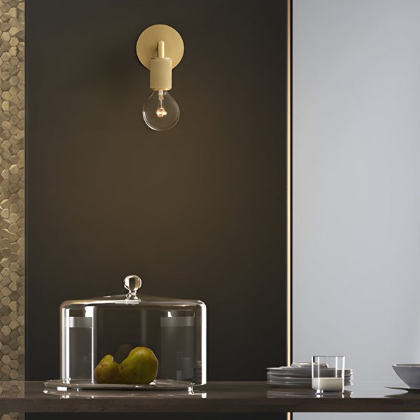 Simple Glass Shade Creative Hardware Minimalist Postmodern Wall Lamp - Image 3