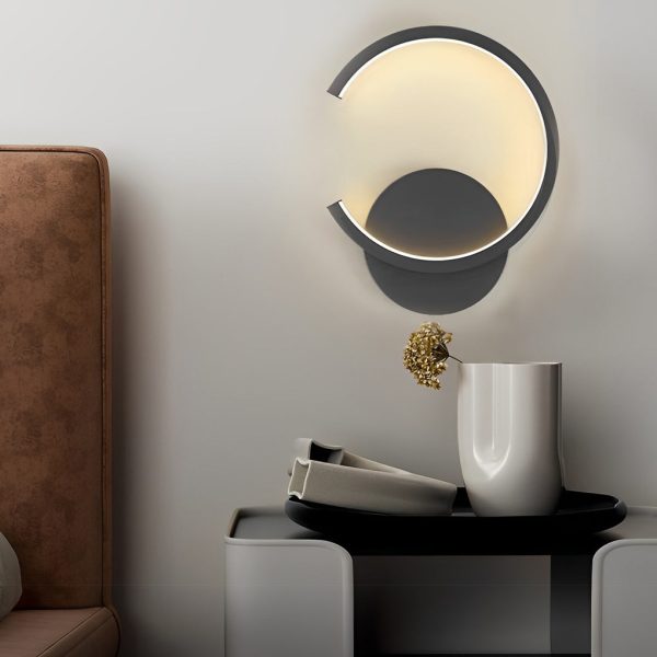 Creative Round Stepless Dimming LED Nordic Wall Lamp Sconces Lighting - Image 8