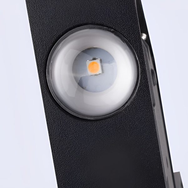 V-shaped Waterproof LED Black Modern Outdoor Wall Lamp Wall Washer Light - Image 9