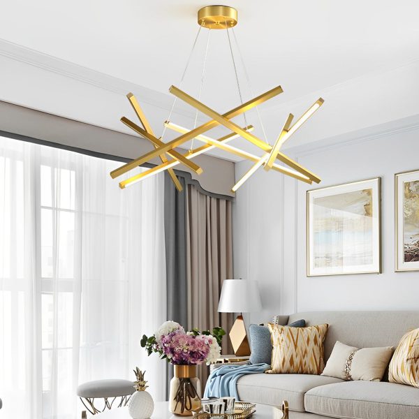 8-light Modern LED Sputnik Chandelier Stylish Island Lighting for Kitchen, Dining Room - Image 7