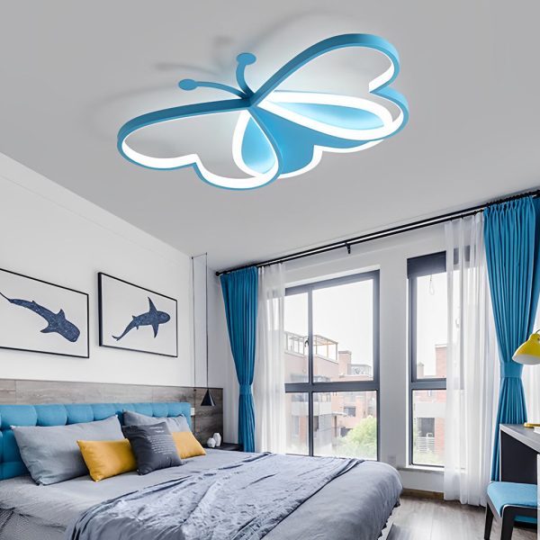 Creative Butterflies Shaped LED Modern Ceiling Lights Flush Mount Lighting - Image 4