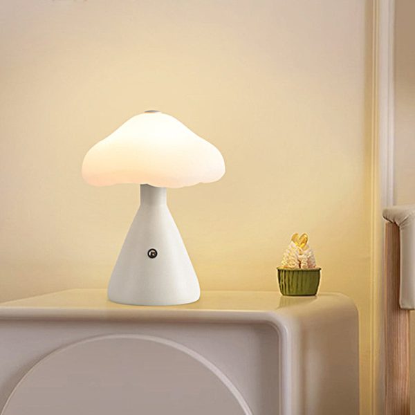 6.3 inch Metal Mushroom Cloud Table Lamp LED Ambient Lighting - Image 6